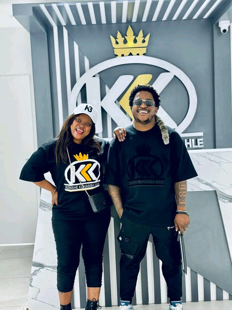 Konkhe Heavyweight Classic Unisex Oversized T-Shirts- The Black Crown