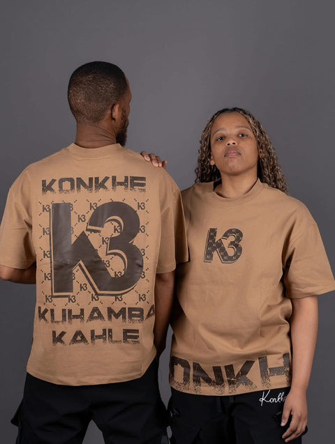 Konkhe 14 Classic Caramel K3 Branded unisex Oversized T-shirts