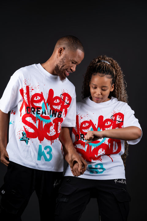 K3 Branded Classic Unisex “Never stop Dreaming “ T-Shirts