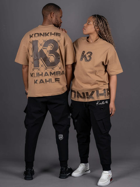 Konkhe 14 Classic Caramel K3 Branded unisex Oversized T-shirts