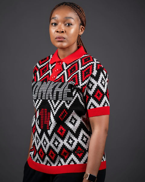Konkhe 14 knitted Unisex Golfer T-shirt “Unomalanga”