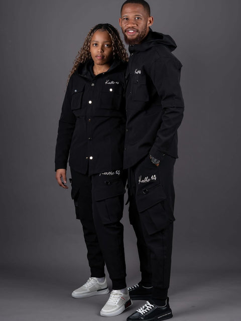 Konkhe 14 Hooded Big Pockets Heavyweight Unisex Shirt