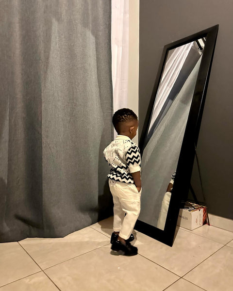 Konkhe 14 Off-white kiddies Knitted Golfers