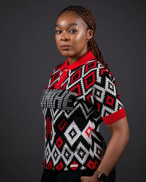 Konkhe 14 knitted Unisex Golfer T-shirt “Unomalanga”