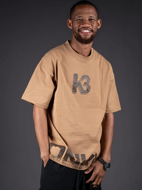 Konkhe 14 Classic Caramel K3 Branded unisex Oversized T-shirts