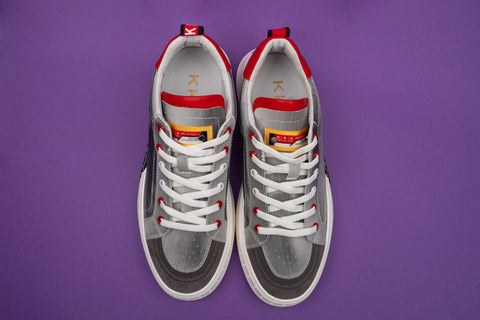 Konkhe 14 unisex High-end Silver-grey with White Sole Sneakers