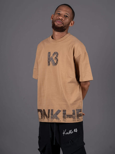 Konkhe 14 Classic Caramel K3 Branded unisex Oversized T-shirts