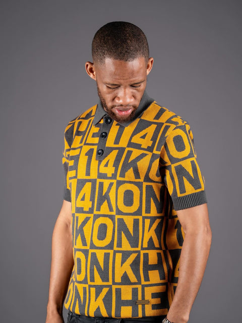 Konkhe 14 unisex knitted Word Puzzle Colourway – “The Masterpiece”