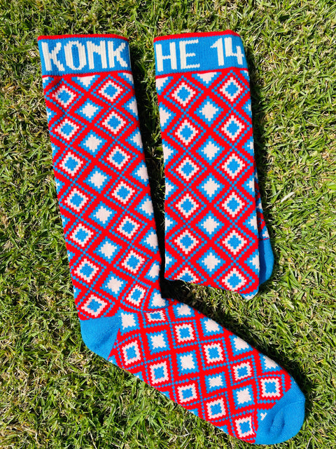 Konkhe 14 Unisex Poker Diamond Socks