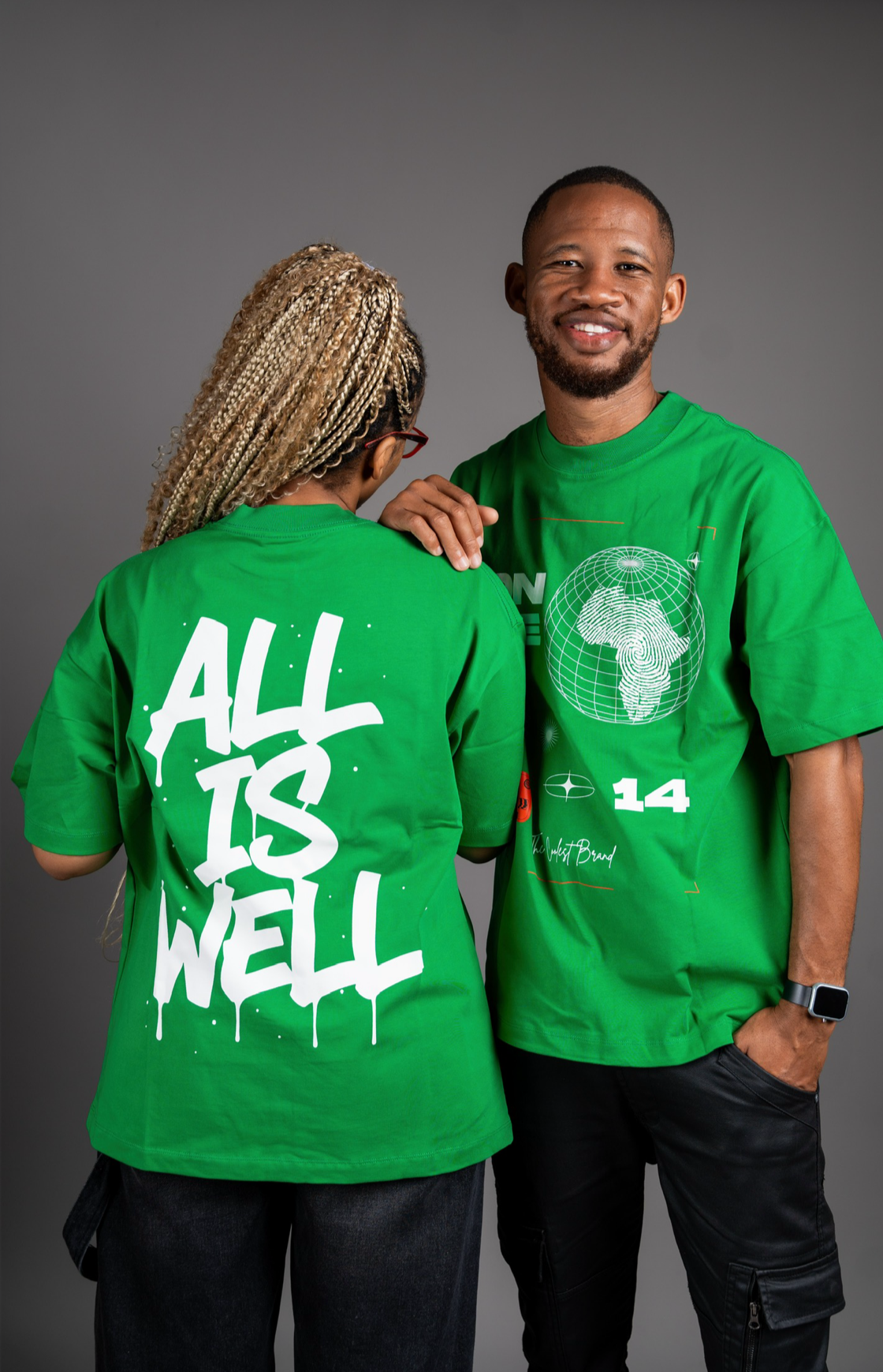 Konkhe 14 African Print Unisex Oversized T-shirts – konkhe kuhamba