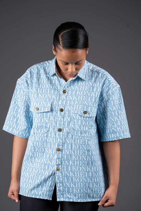 Konkhe 14 unisex Stone Washed Shirts