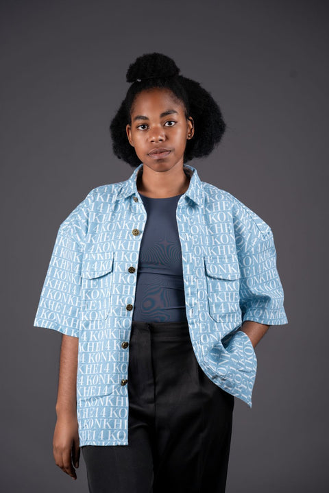 Konkhe 14 unisex Stone Washed Shirts