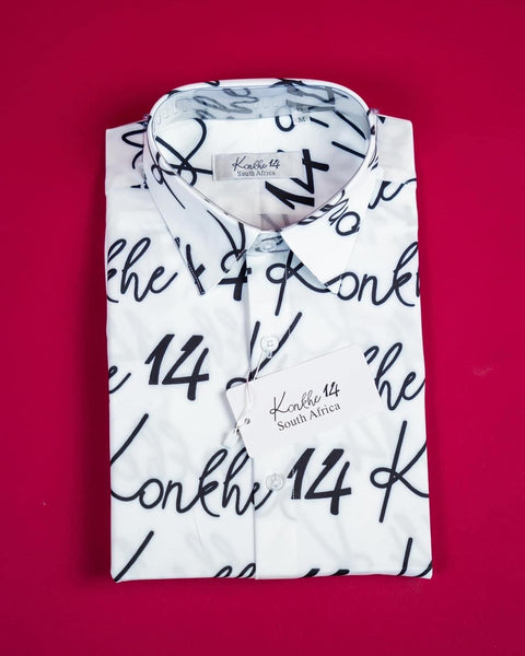Konkhe 14 branded unisex White-stylish shirts