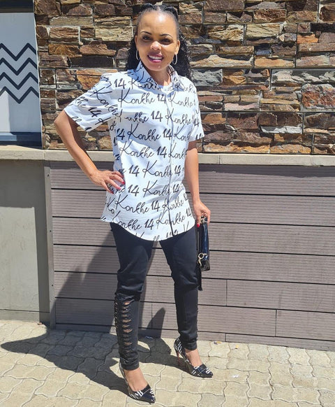 Konkhe 14 branded unisex White-stylish shirts