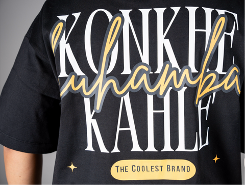 Konkhe 14 Premium Black unisex Oversized T-shirts