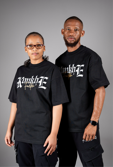 Konkhe 14 Premium Black unisex Oversized T-shirts