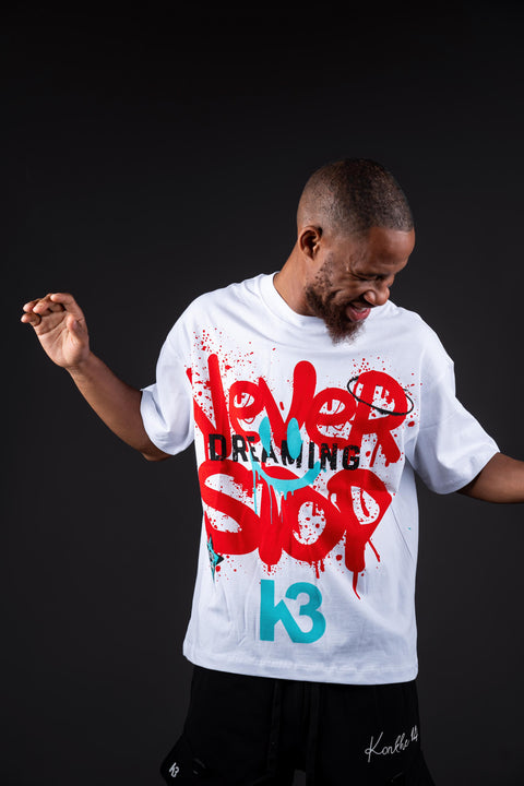 K3 Branded Classic Unisex “Never stop Dreaming “ T-Shirts