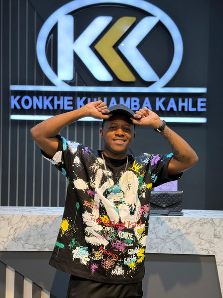 konkon0312♡ K3 Black Splattered oversized Unisex T-shirts – konkhe kuhamba