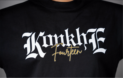 Konkhe 14 Premium Black unisex Oversized T-shirts