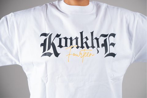 Konkhe 14 Premium White unisex Oversized T-shirts
