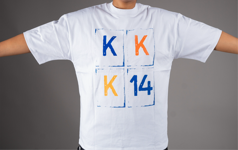 Konkhe 14 Blue Dot unisex Oversized T-shirts