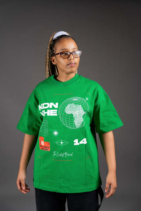 Konkhe 14 African Print Unisex Oversized T-shirts