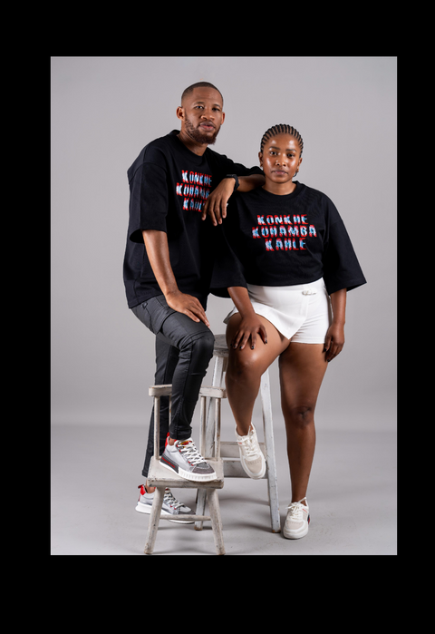 Konkhe 14 Embroidered Declaration Oversized T-Shirt