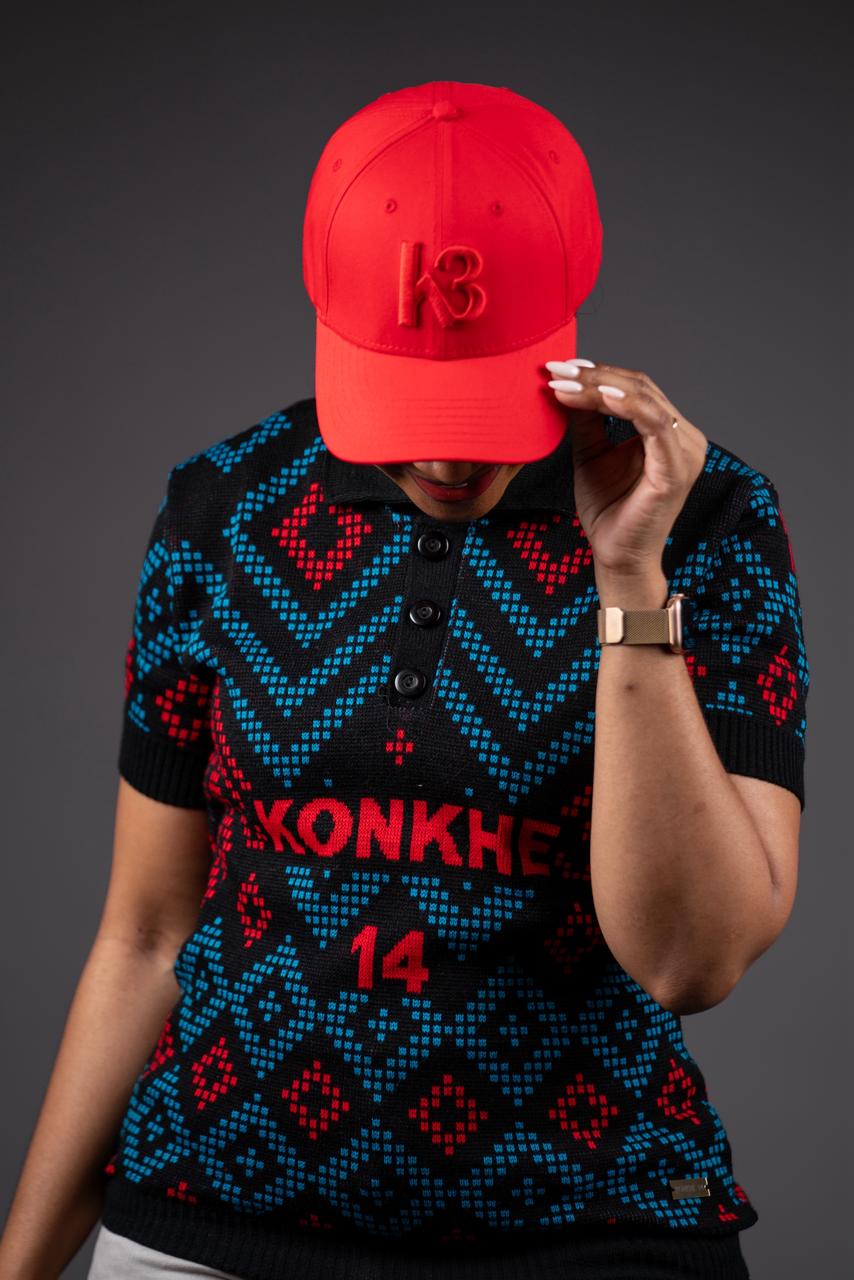 Konkhe 14 Ultra Blue & Red Unisex Golfer T-shirts – Konkhe Kuhamba
