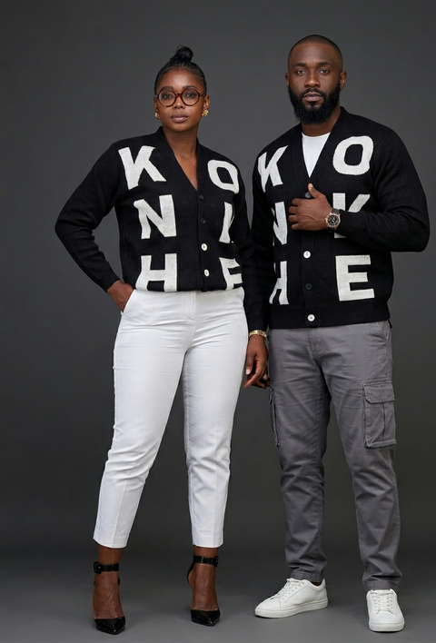 Konkhe 14 Unisex Knitted Cardigan Jerseys