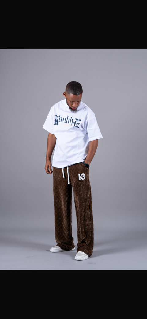 K3 Brown Patchwork Pants