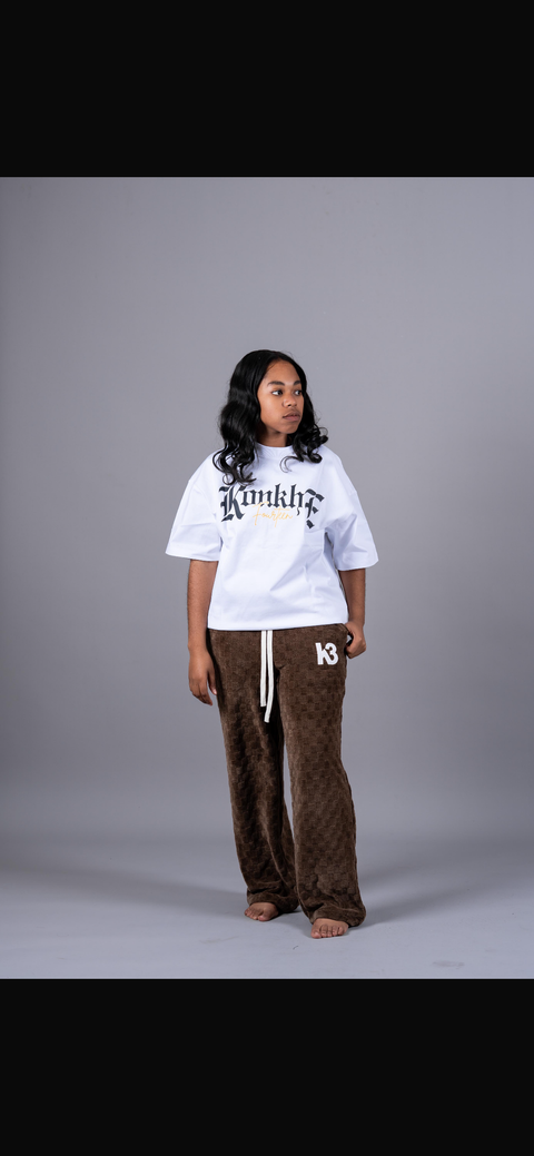 K3 Brown Patchwork Pants