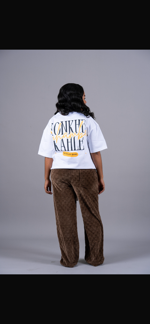 K3 Brown Patchwork Pants