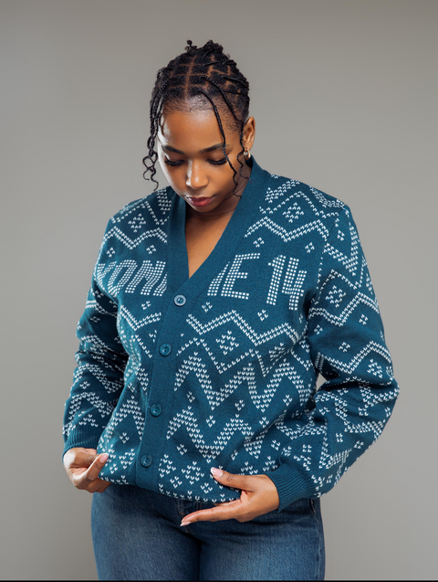 Airforce Blue Cardigan