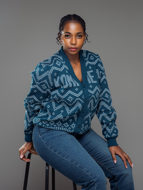 Airforce Blue Cardigan