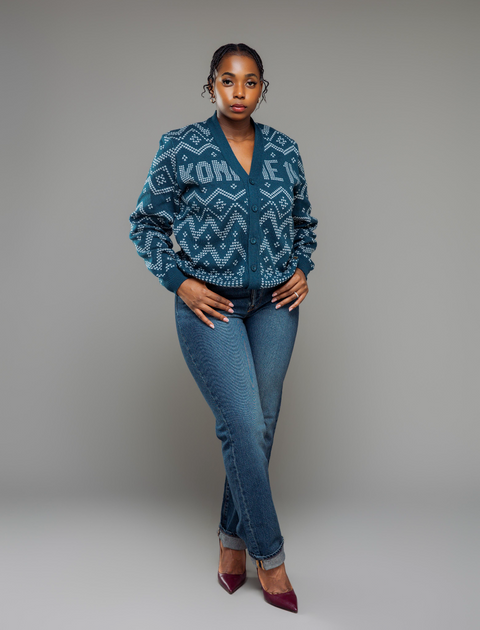 Airforce Blue Cardigan
