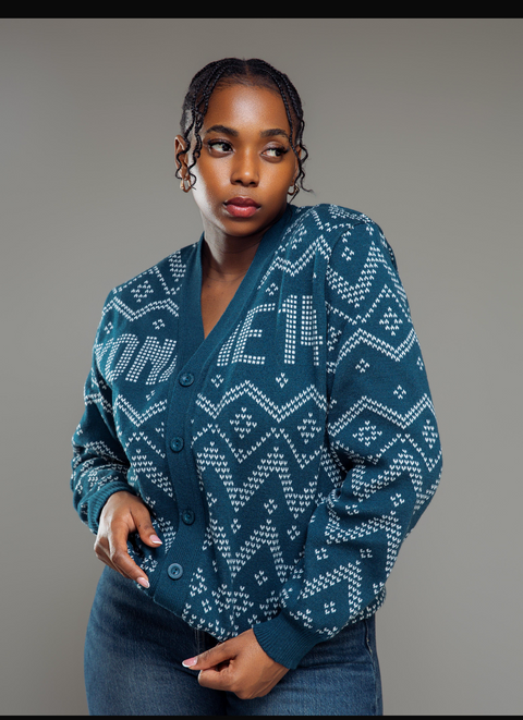 Airforce Blue Cardigan