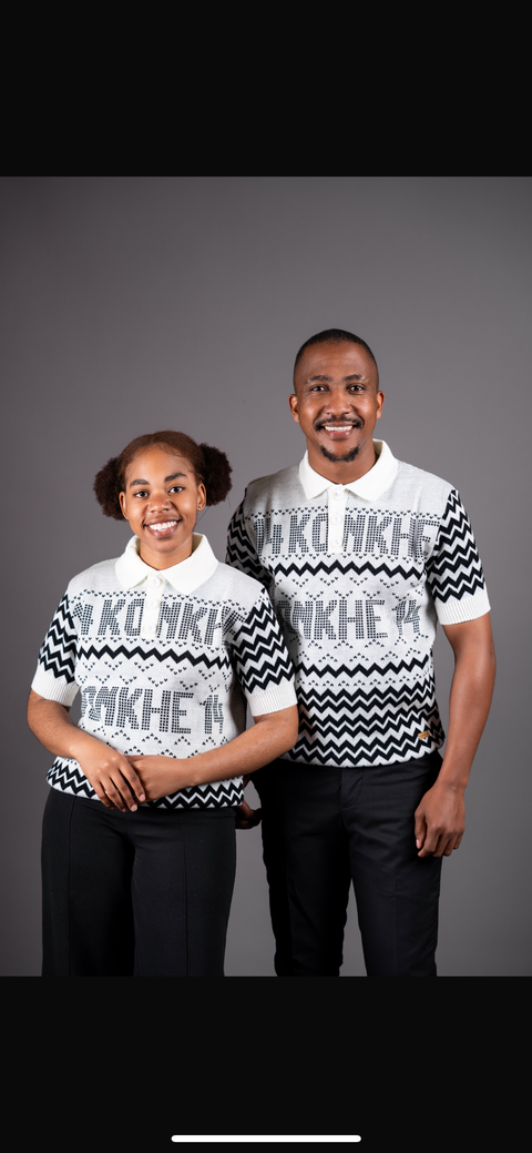 Konkhe 14 Knitted off-white Unisex Golfers