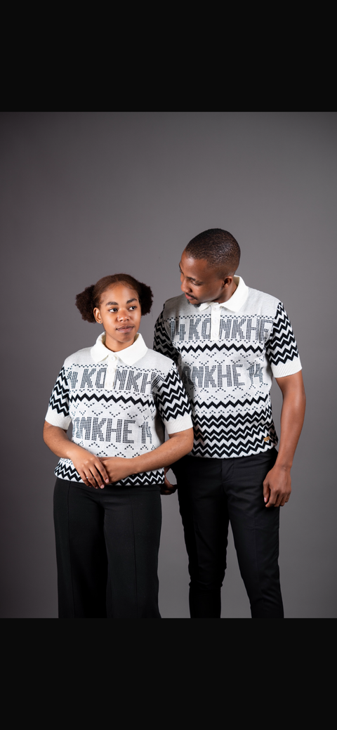Konkhe 14 Knitted off-white Unisex Golfers