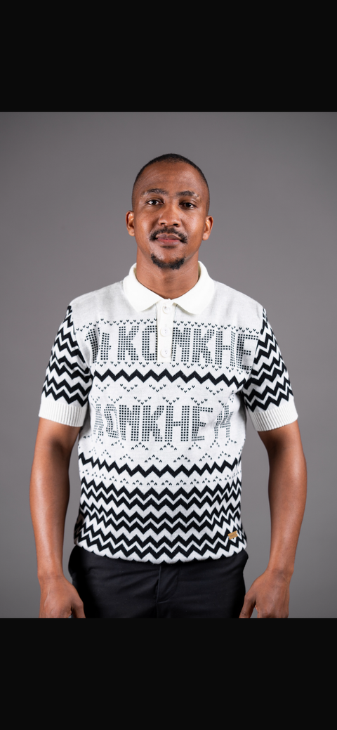 Konkhe 14 Knitted off-white Unisex Golfers