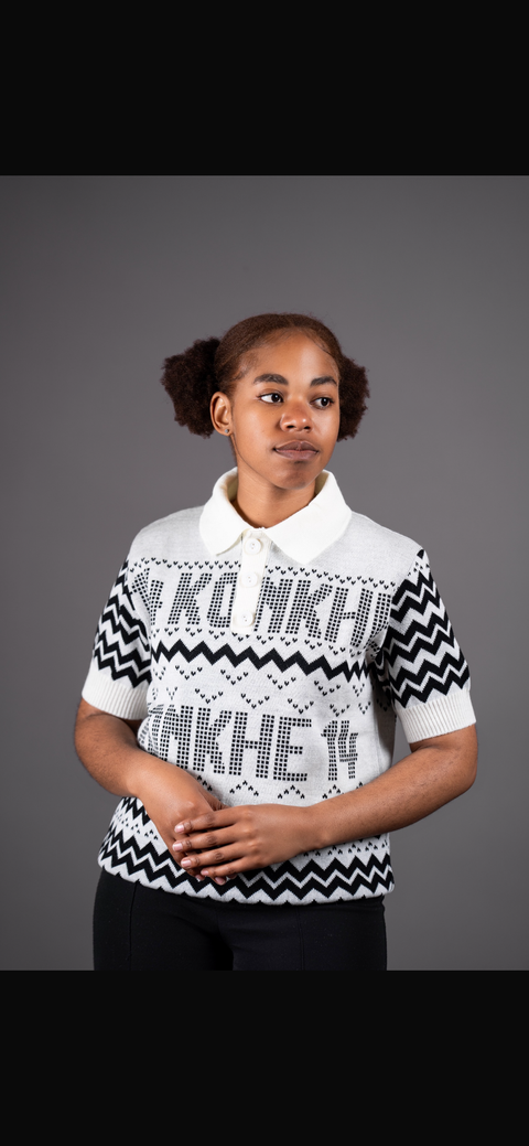 Konkhe 14 Knitted off-white Unisex Golfers
