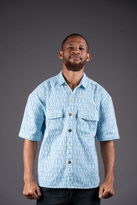 Konkhe 14 unisex Stone Washed Shirts