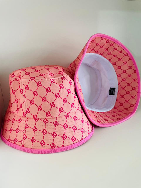 Konkhe 14 Premium Unisex Pink Bucket Hats