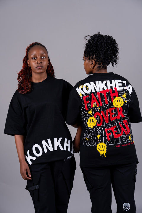 Konkhe Graffiti Tee Unisex oversized Premium T-shirts