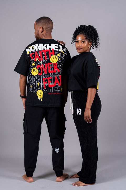 Konkhe Graffiti Tee Unisex oversized Premium T-shirts