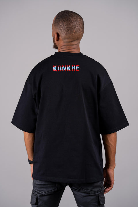 Konkhe 14 Embroidered Declaration Oversized T-Shirt