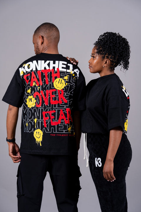 Konkhe Graffiti Tee Unisex oversized Premium T-shirts