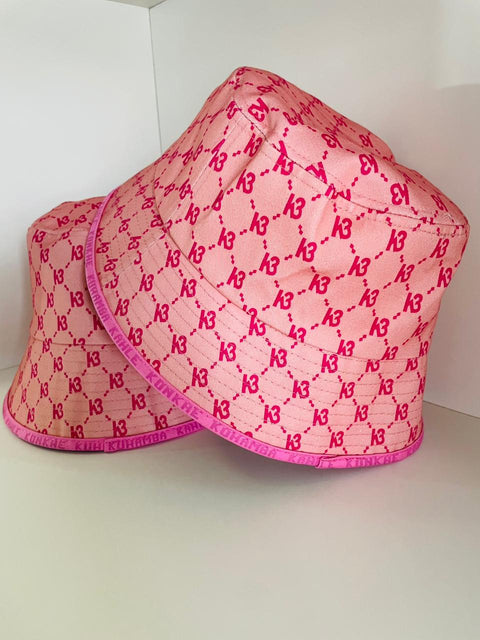 Konkhe 14 Premium Unisex Pink Bucket Hats